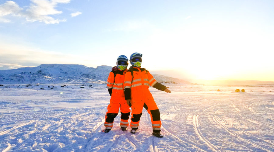 Glacier Adventures: Snowmobile and Hiking in Iceland
